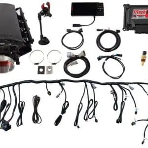 Complete wiring harness kit with connectors and cables.
