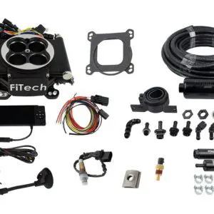 Go EFI 4 600 HP Matte Black EFI System With Inline Fuel Delivery Master Kit