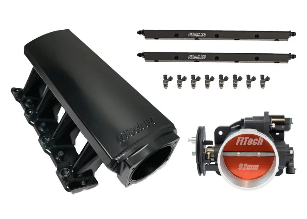 Ultimate LS 500 HP Long Runner Cathedral Intake With Throttle Body and Injectors