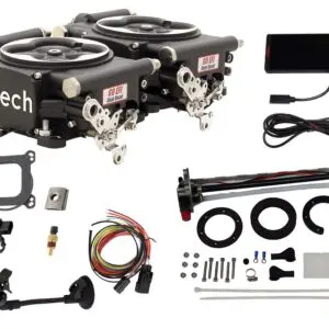 Go EFI 2x4/ 625 HP EFI Throttle Body System/ Matte Black Finish/ Timing Control/ 4150 Flange/ Self Learning/ Go Fuel Intank Module/ Universal Fit/ 340 LPH Pump