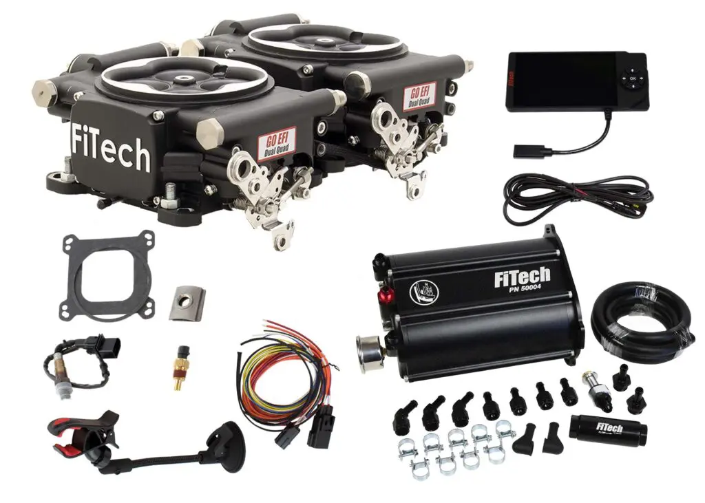 Go EFI 2x4 625 HP Matte Black EFI System With Force Fuel Delivery Master Kit