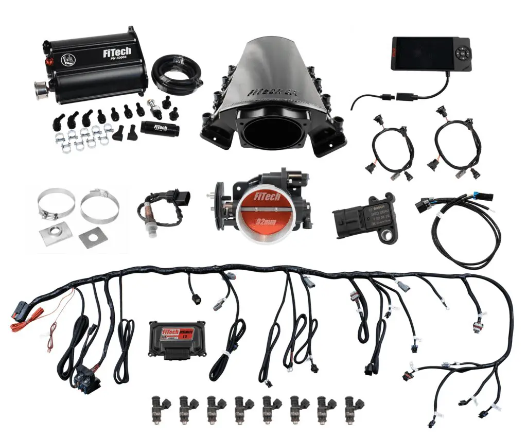 Ultimate LS 500 HP EFI System With Short LS7 Port Intake & Force Fuel Master Kit