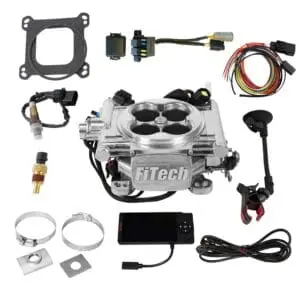 FiTech EFI system with wiring and components.