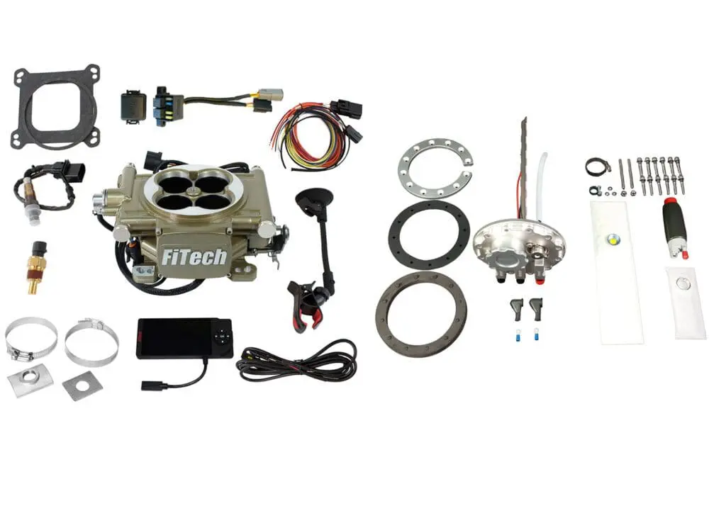 FiTech fuel injection system parts and accessories.