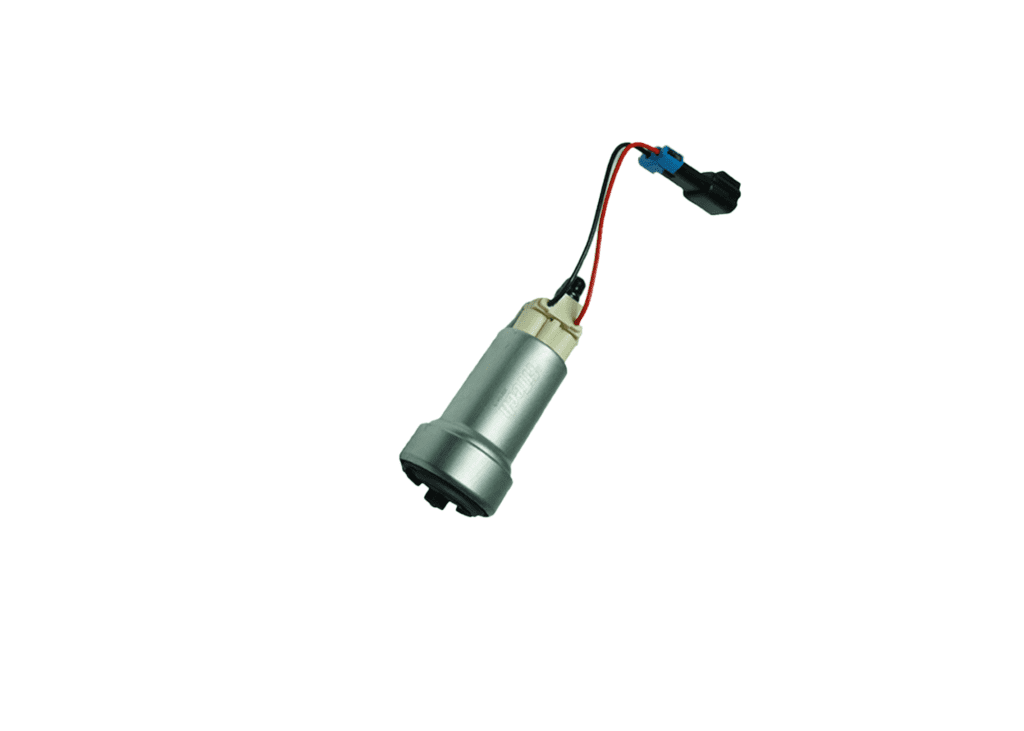 Electric motor with wires and connector.