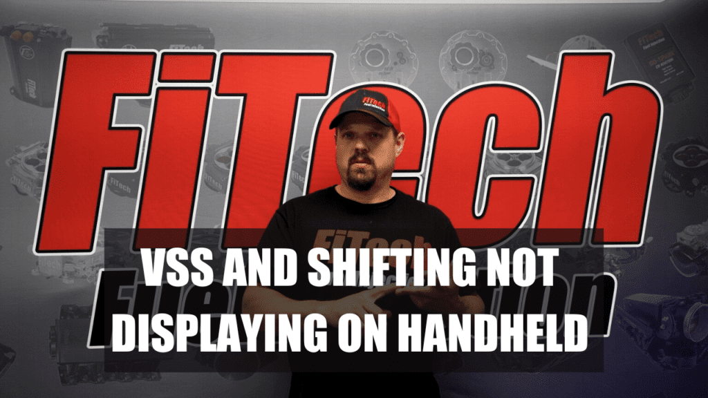 Man in cap and shirt with tech-themed background and text overlay about handheld displays.