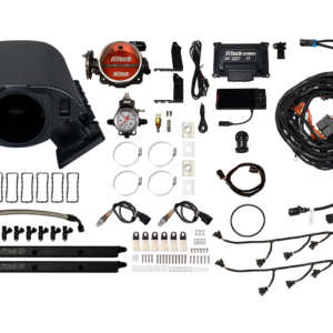 Complete car alarm and security system kit with various components.
