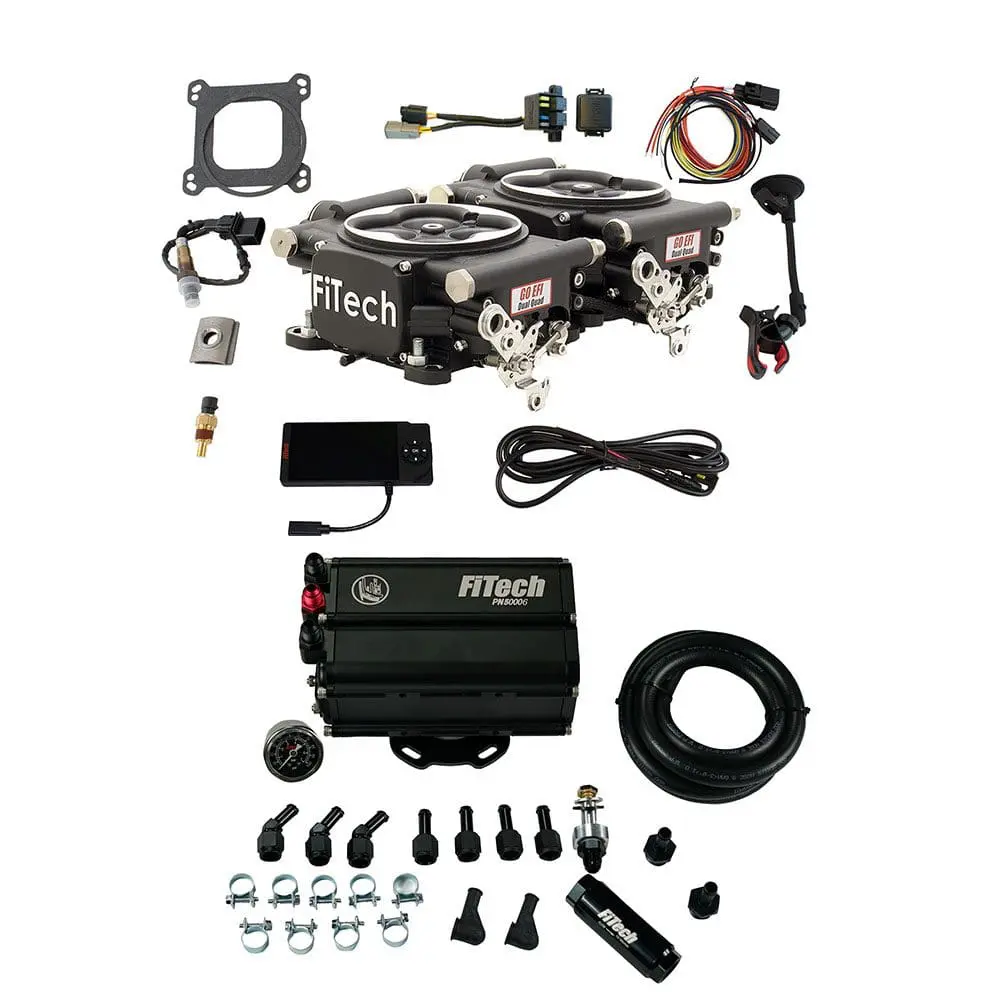 FiTech fuel injection system with accessories.