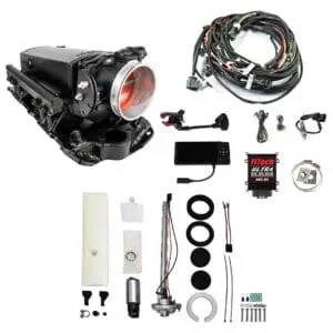 Car engine parts and wiring kit set.