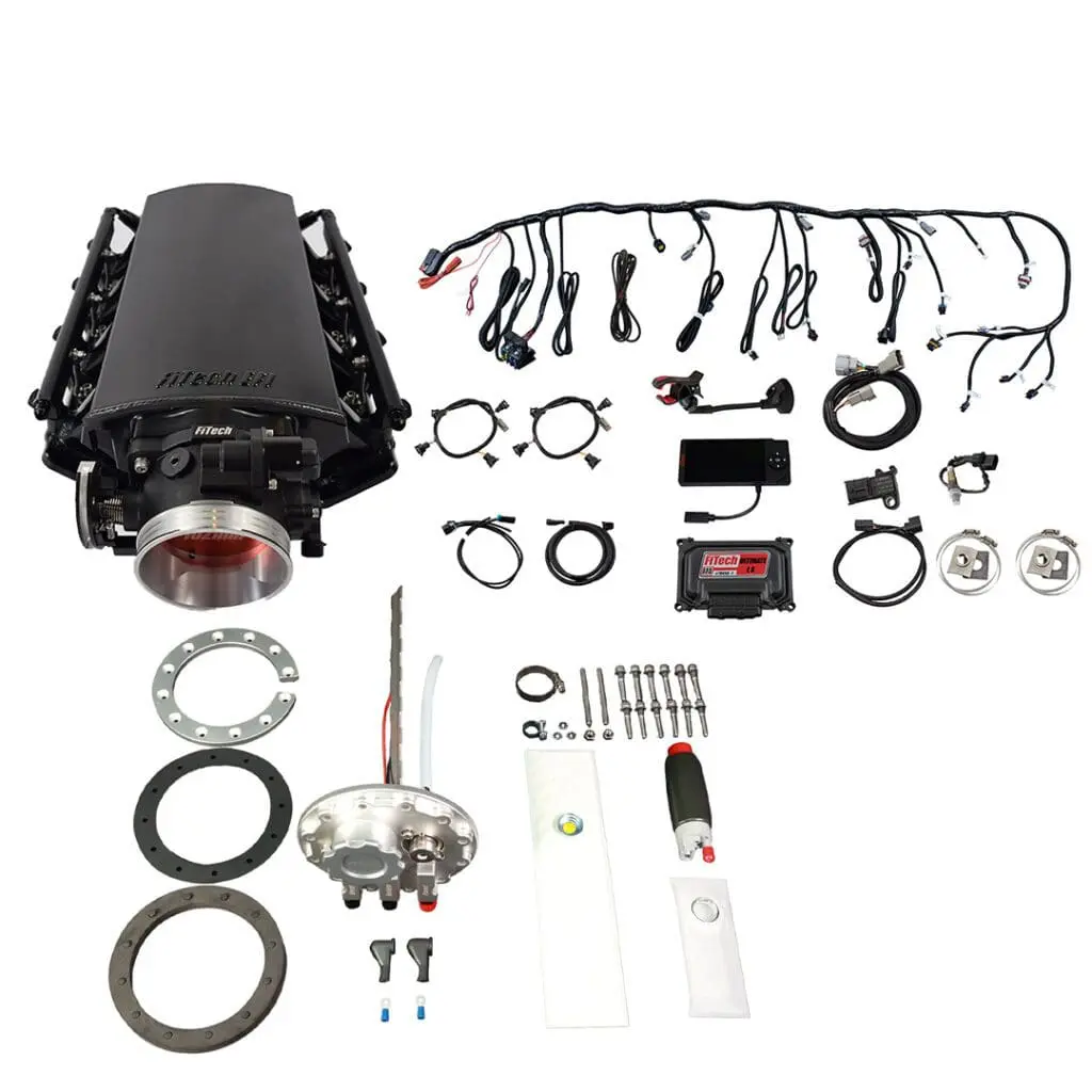 Car engine parts and wiring kit.
