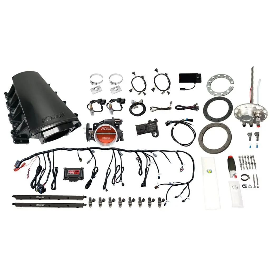 Car engine parts and wiring kit.