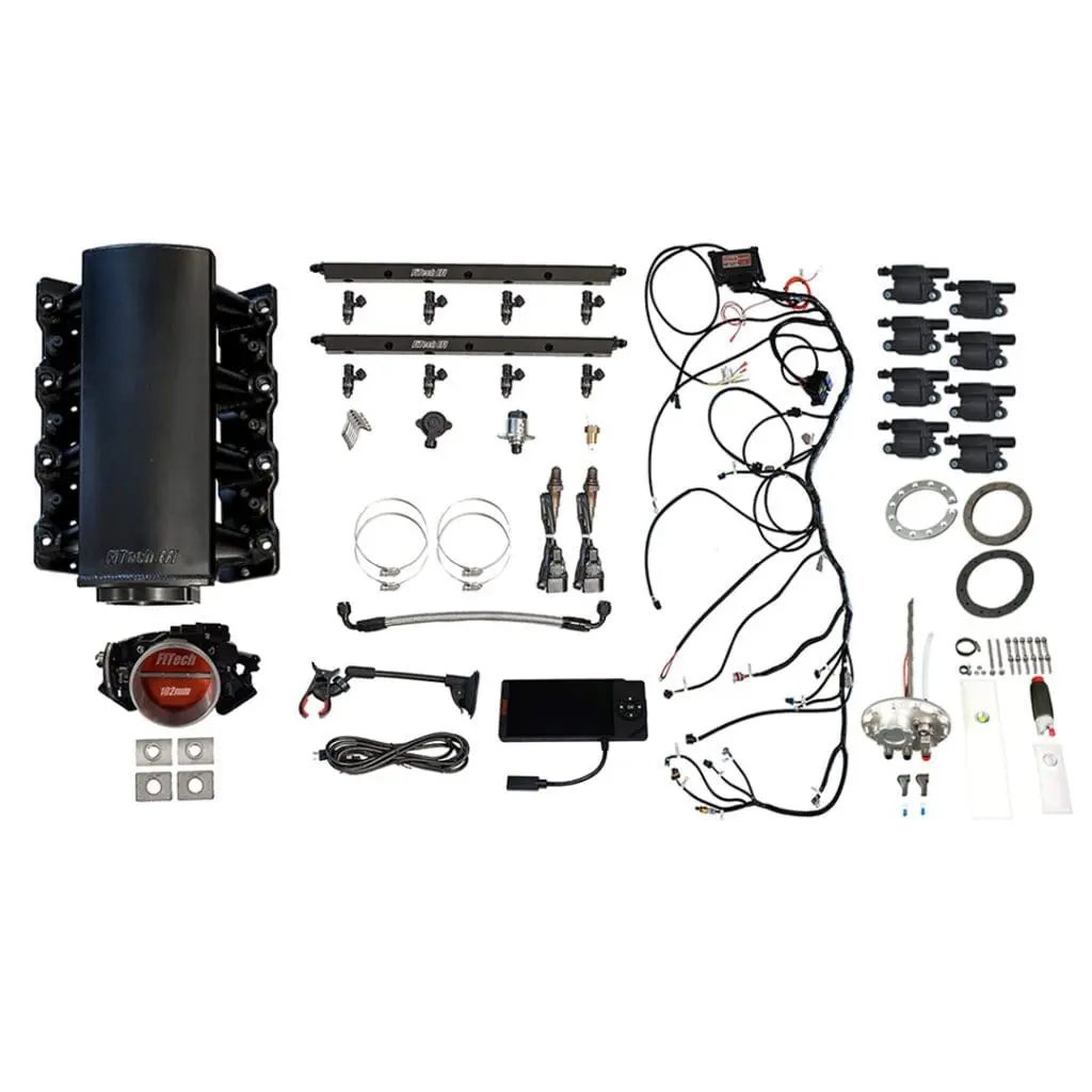 Car engine parts and wiring kit.