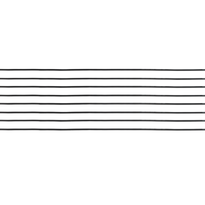 Black Allen wrench set on white background.