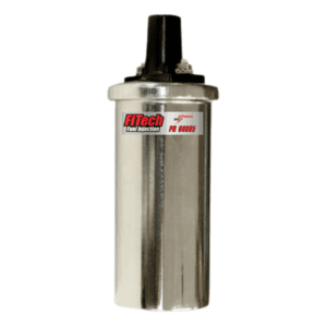 FiTech fuel injection system metal component.