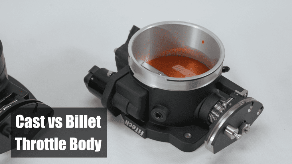 Cast vs billet throttle body comparison.