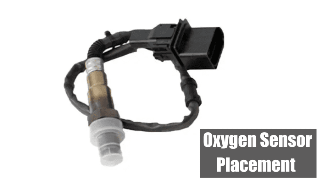 Oxygen sensor with connector and wiring.