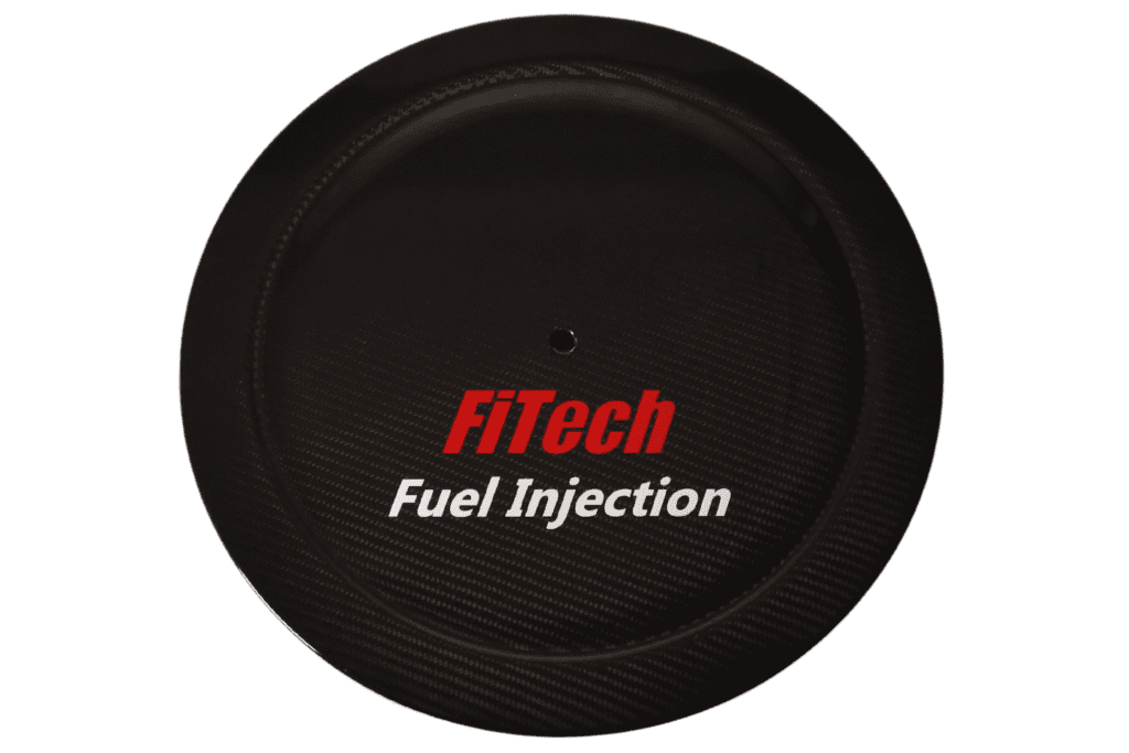 FiTech Fuel Injection logo on black background.