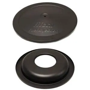 Black fuel injection air cleaner lid.