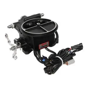 Fuel injection system with wiring harness.