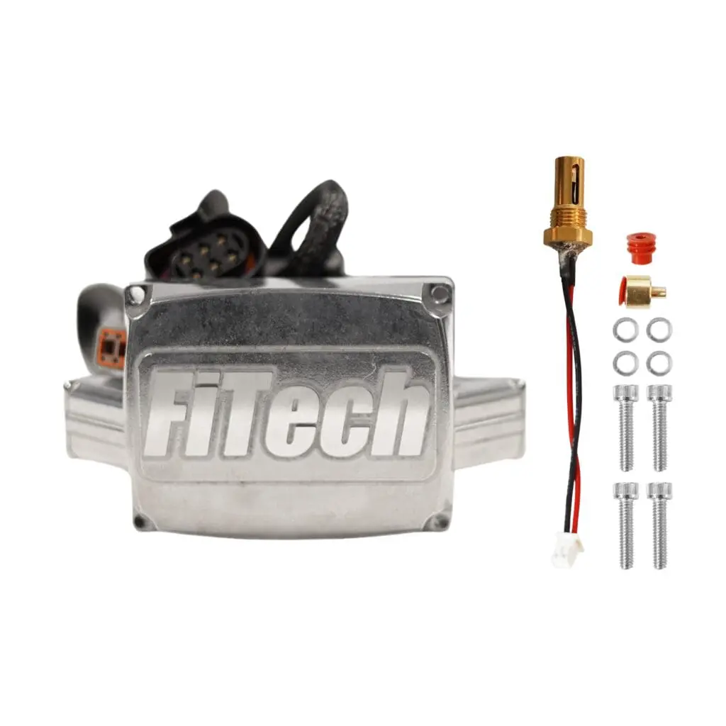 FiTech fuel injection system components displayed.