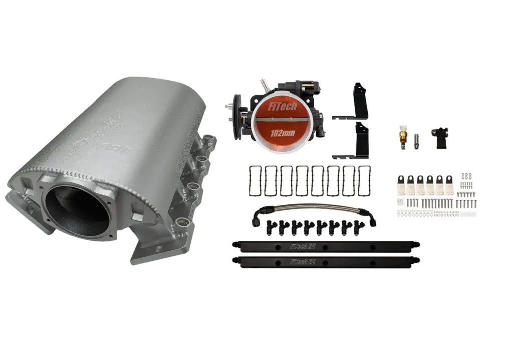 Engine and ignition coil kit with accessories for automotive use.