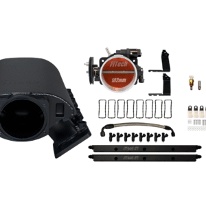 A professional camera rig with matte box and accessories laid out.