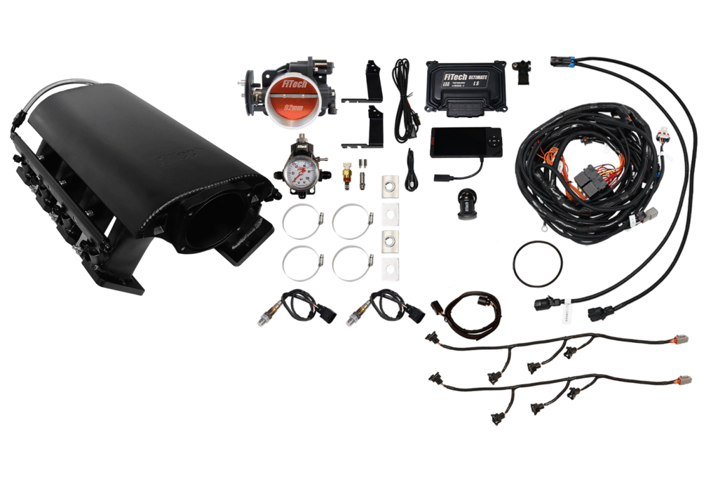 A comprehensive vehicle wiring harness kit with connectors and components.