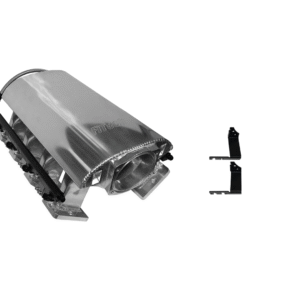 A metal stapler with a detached staple remover on a white background.