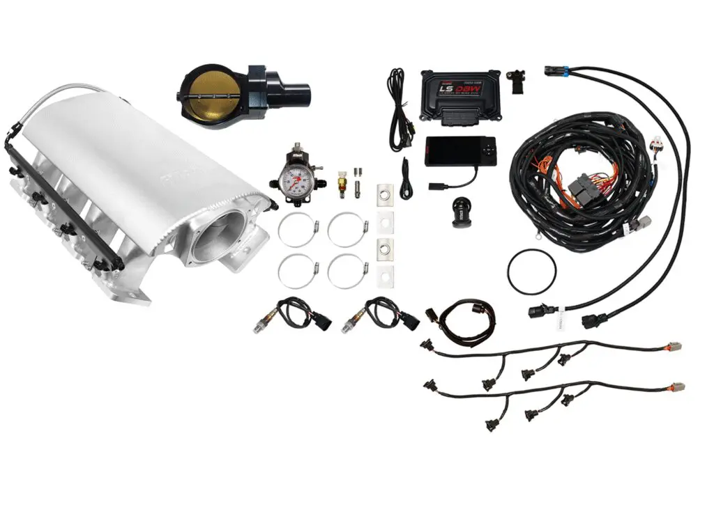 Complete telescope kit with optical tube and accessories.