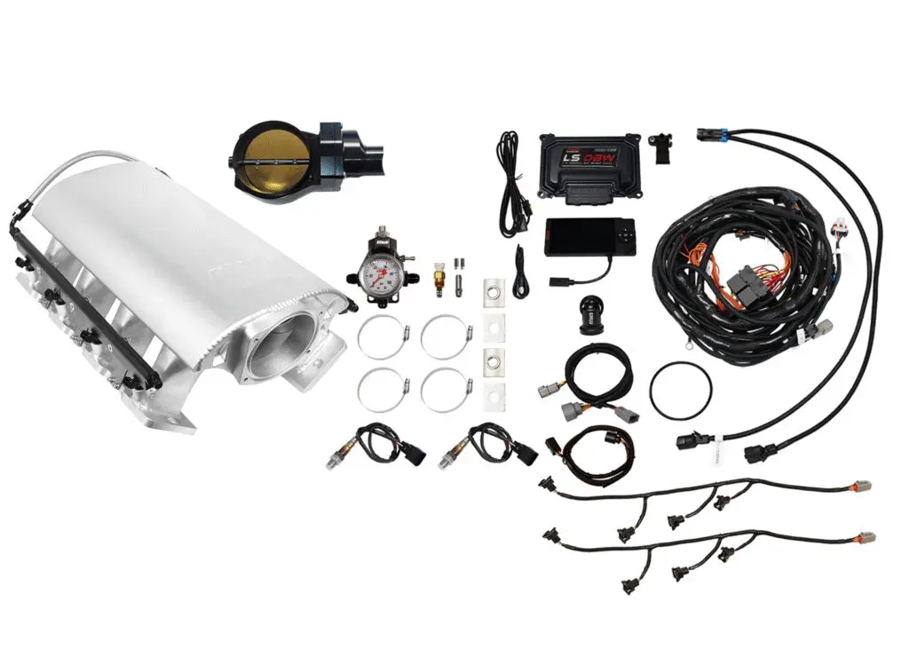 A kit of security cameras and accessories for surveillance setup.
