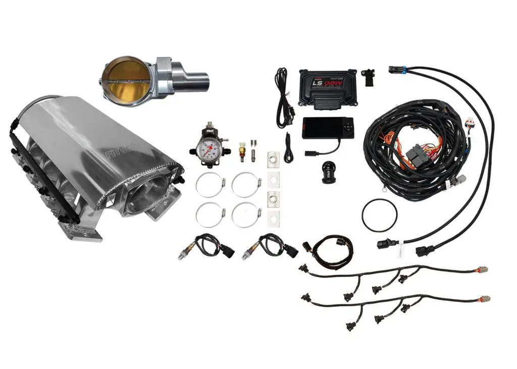 Comprehensive police motorcycle communication system with all components.
