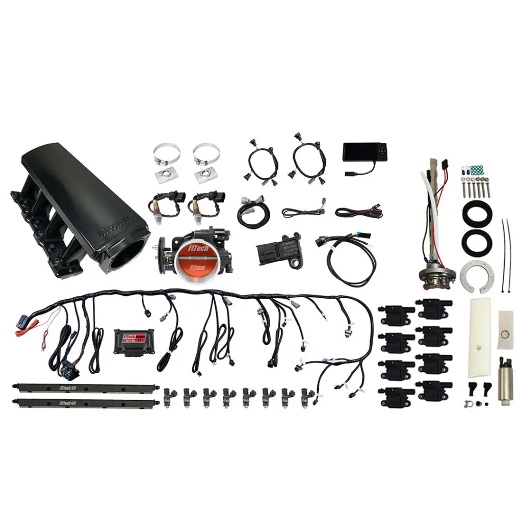 A complete wiring harness kit with connectors and cables.
