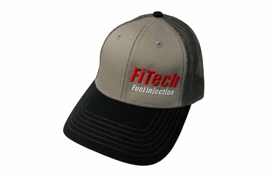 <span style="color:#ED3237;">A1GBH</span><br>FiTech Grey & Black Snap Back Hat