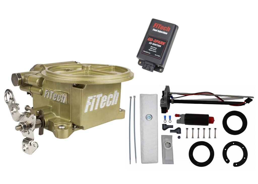 Go EFI 2 Barrel 400 HP Classic Gold EFI System With Go Fuel In Tank Master Kit & Go Spark CDI Box