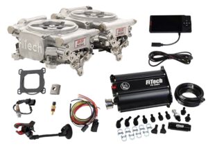 Go EFI 2x4 625 HP Bright Aluminum EFI System With Force Fuel Delivery Master Kit