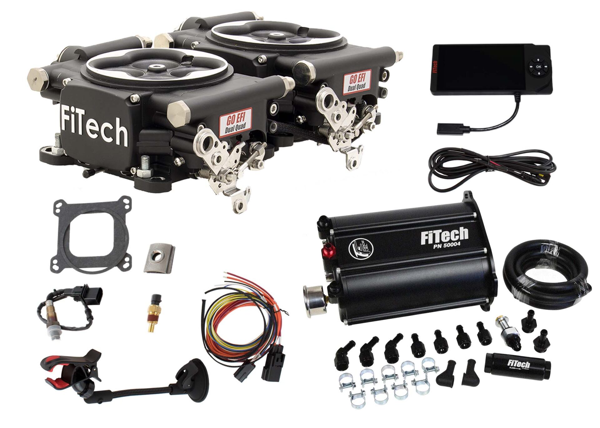 50001 Go EFI In-line Frame Mount Fuel Delivery Kit - FiTech Fuel Injection