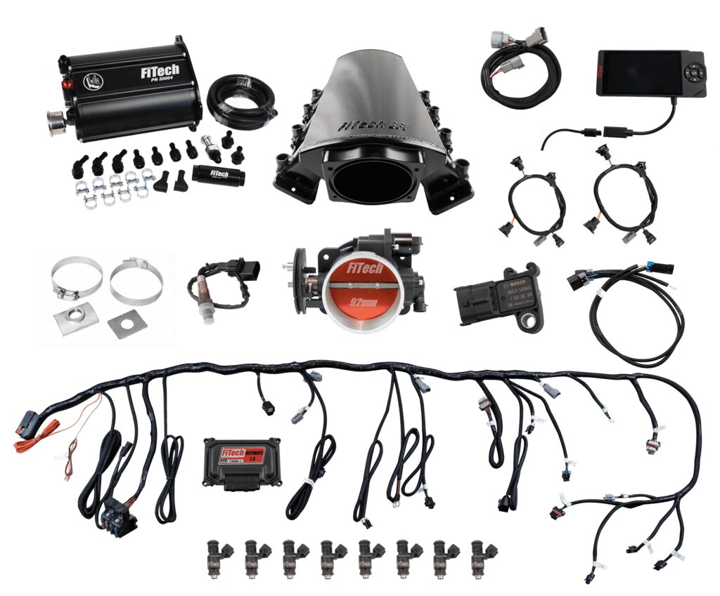 Ultimate LS 500 HP EFI System With Short LS7 Port Intake, Transmission Control & Force Fuel Master Kit