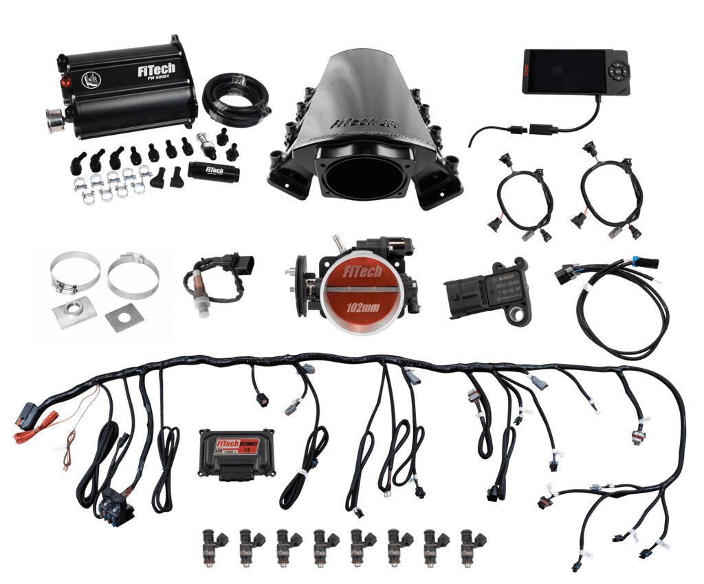 Ultimate LS 750 HP EFI System With Short LS7 Port Intake, Transmission Control & Force Fuel Master Kit