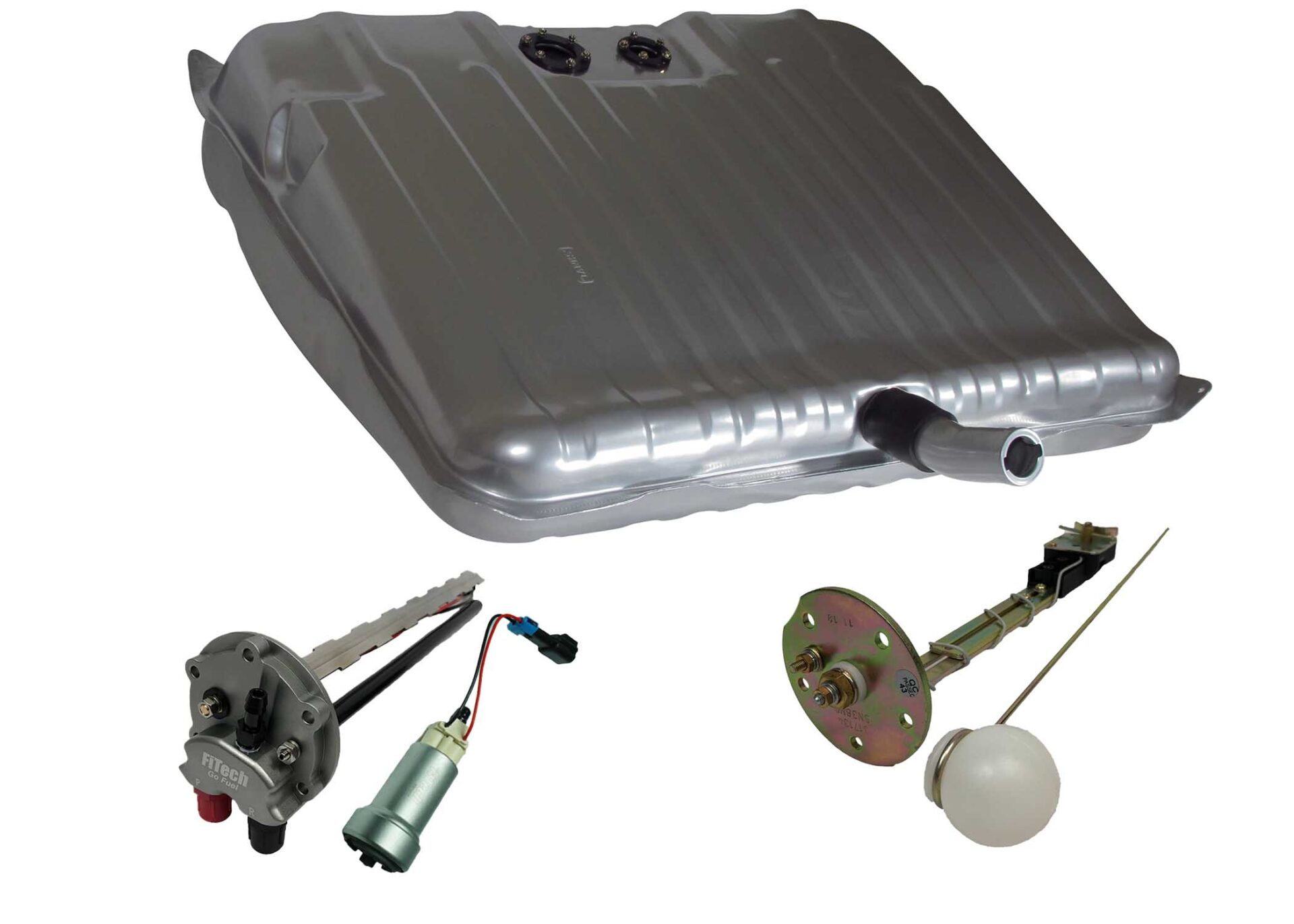 Evan-Fischer 20 Gallon Steel Fuel Gas Tank For 1966-1967 Buick Skylark / Special - Silver