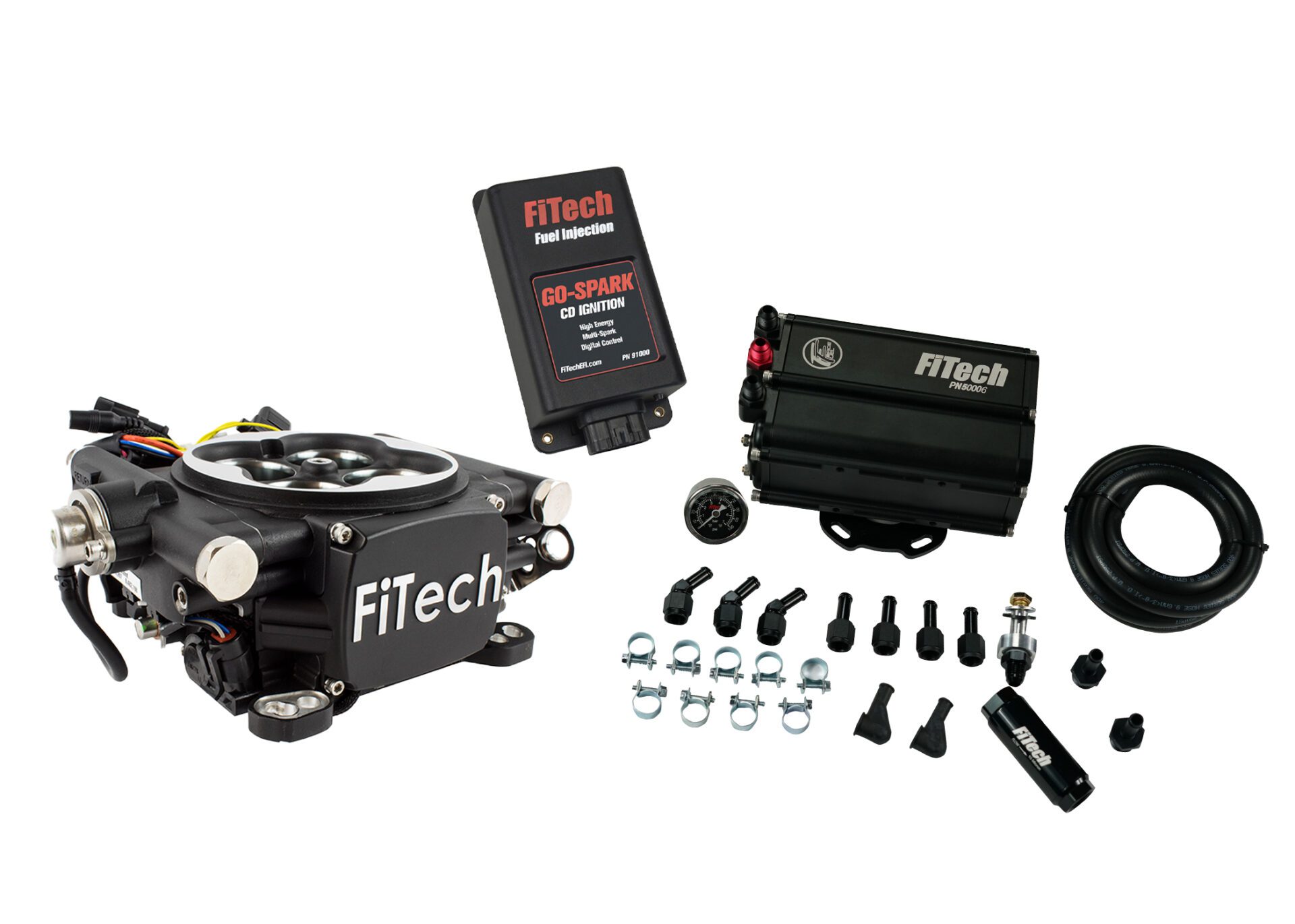 外箱不良宅配便送料無料 Fitech 50004 Force EFI 変換燃料システム