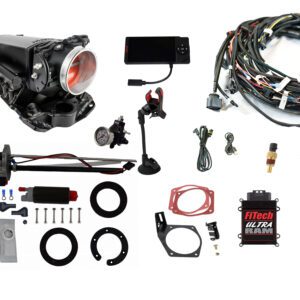 FiTech Fuel Injection Ultra Ram 650 HP Chevy Small Block EFI System With Go Fuel 340 LPH In Tank and Regulator Master Kit 36231