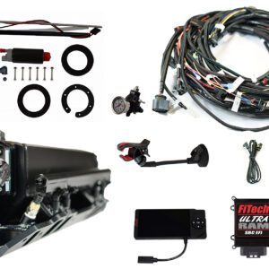 FiTech Fuel Injection Ultra Ram 800 HP Chevy Big Block Rectangle Port EFI System With Go Fuel 340 LPH In Tank and Regulator Master Kit 36232