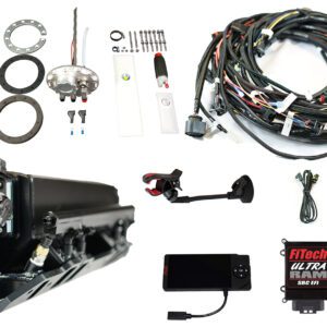 FiTech Fuel Injection Ultra Ram 800 HP Chevy Big Block Rectangle Port EFI System With Go Fuel Returnless In-Tank Module Master Kit 36332
