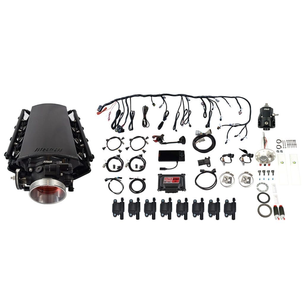 Car engine parts and wiring kit.