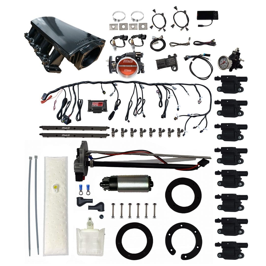 Car engine parts and accessories kit.
