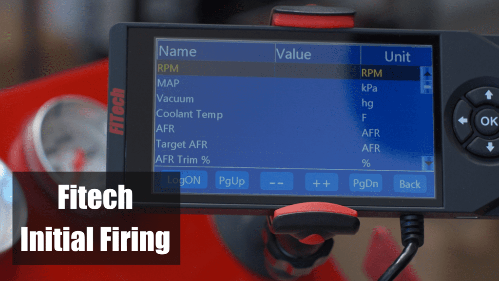 Initial Firing FiTech EFI Tech Video