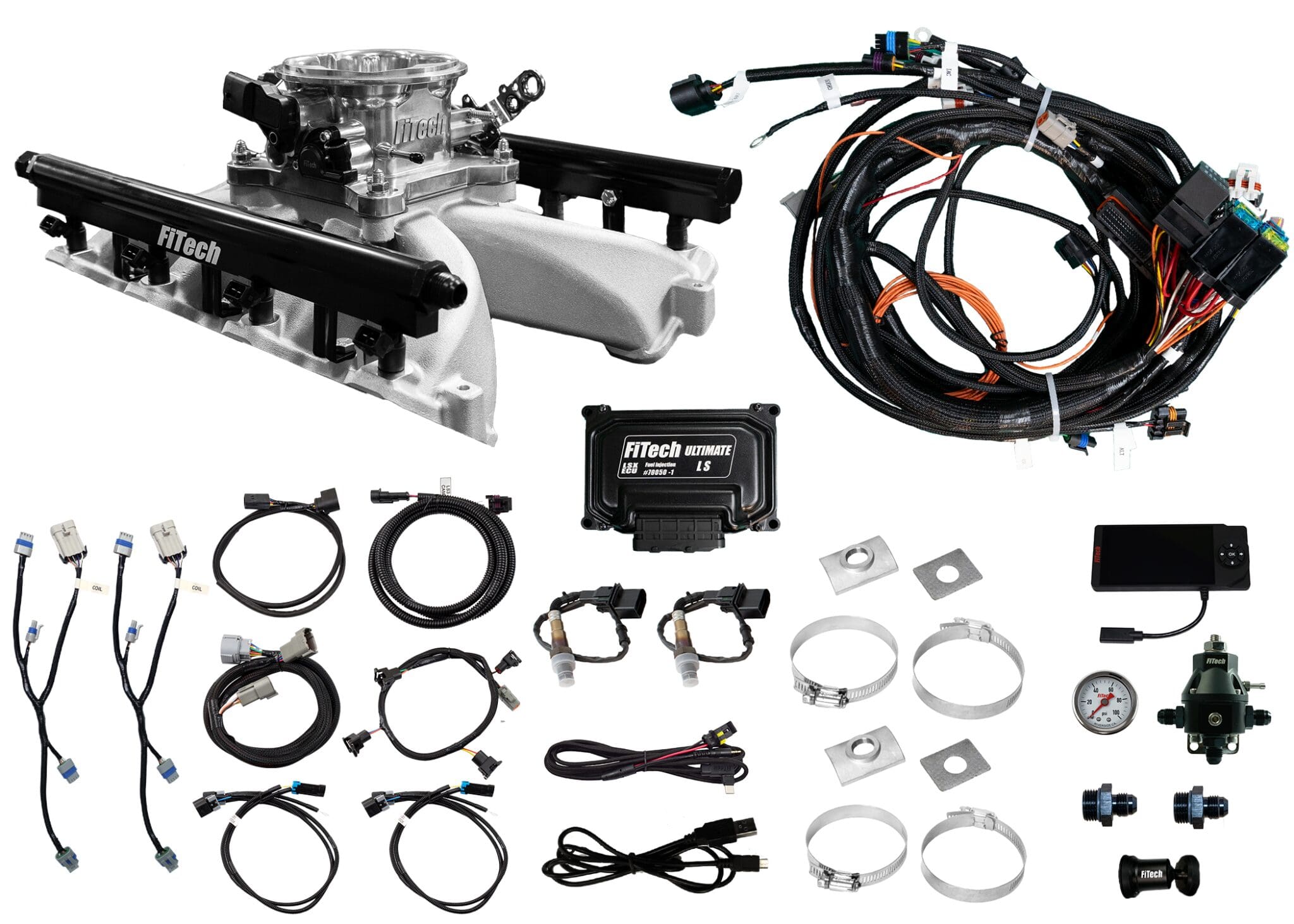37013 Ultra Port LS 750 HP EFI Brilliant System With LS3 Intake ...