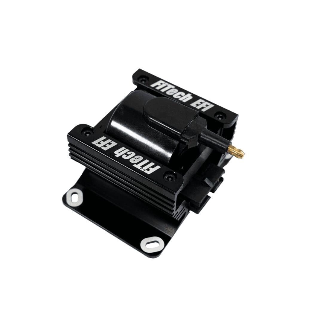Black electronic fuel injection coil unit.