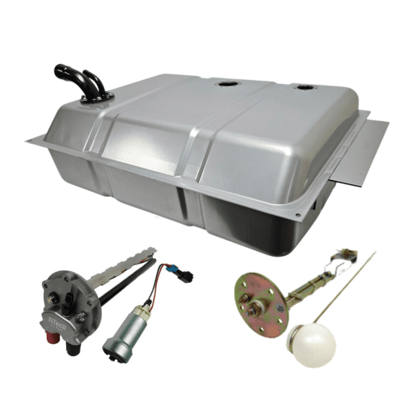 <span style="color:#ED3237;">58154</span><br>Go Fuel 440 LPH EFI Fuel Tank Kit, 1969-72 Chevy BlazerGMC Jimmy Frame Mount Fuel Injection Gas Tank