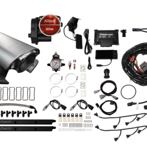 Car engine performance parts and accessories kit.